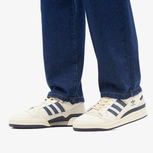 NEW adidas Forum 84 Low Court Shoes - LeatherOff White For Men 252